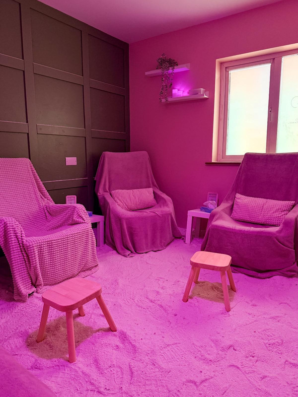 Salt room interior