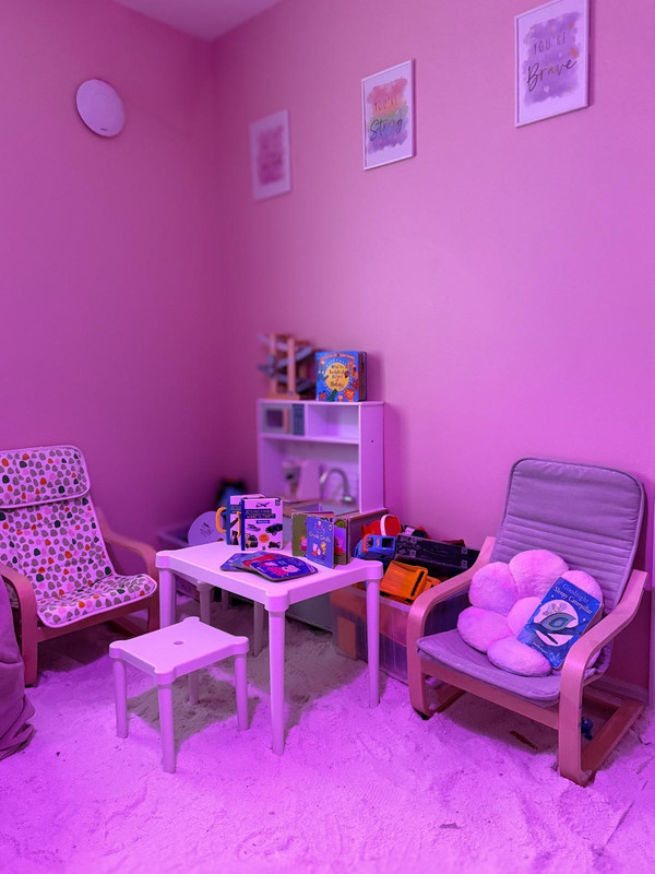 Salt room interior