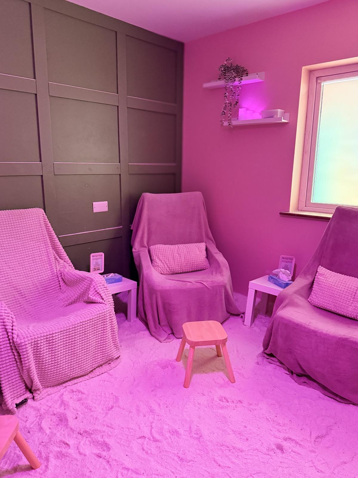 Salt room interior